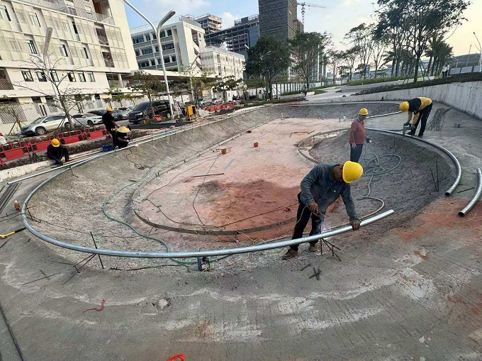 極限運動場地施工 極限運動場地施工